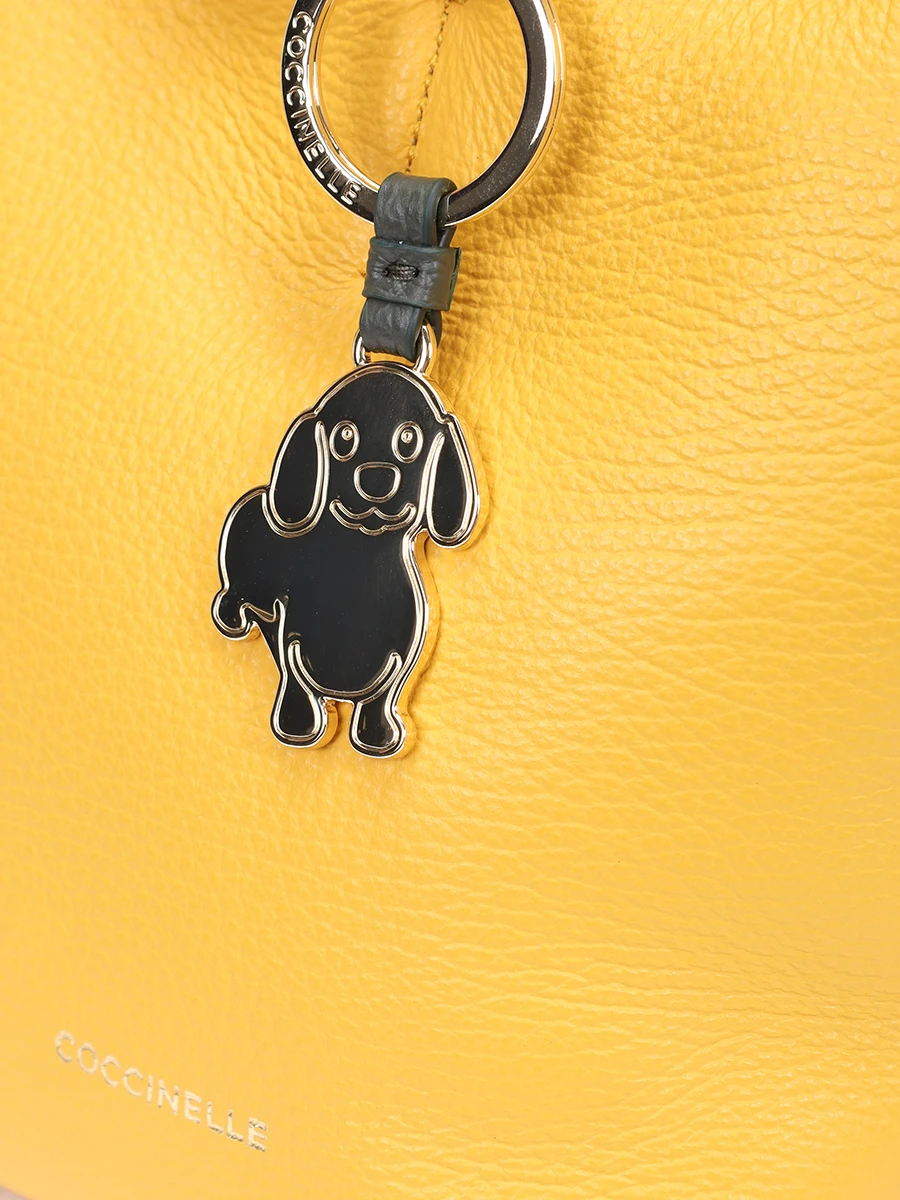 Сумка кожаная COCCINELLE E1 SHA J19/E2 M9K G28 Желтый  Фото 6