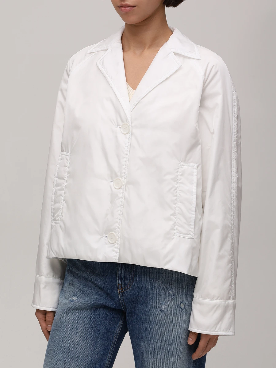 Куртка однотонная ASPESI N534 _7961 96072 Белый  Фото 4