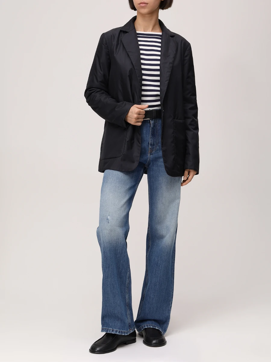 Куртка однотонная ASPESI N538 _7961 96241 Черный  Фото 2