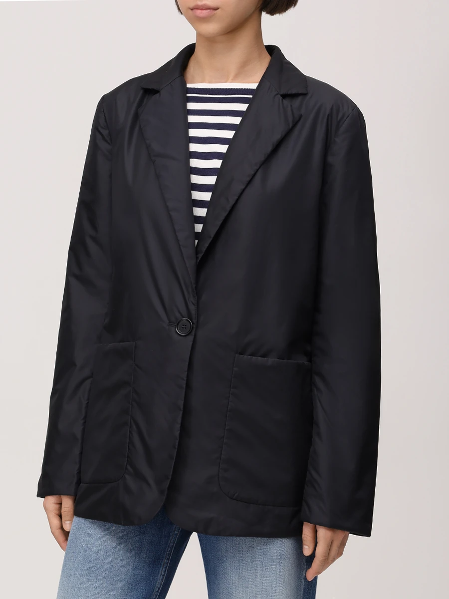 Куртка однотонная ASPESI N538 _7961 96241 Черный  Фото 4