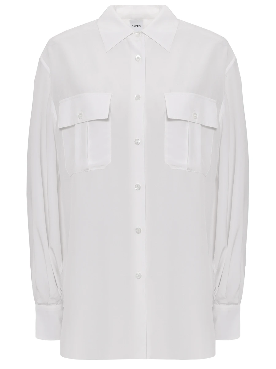 Рубашка шелковая ASPESI 5407 _F753 05071 Белый 