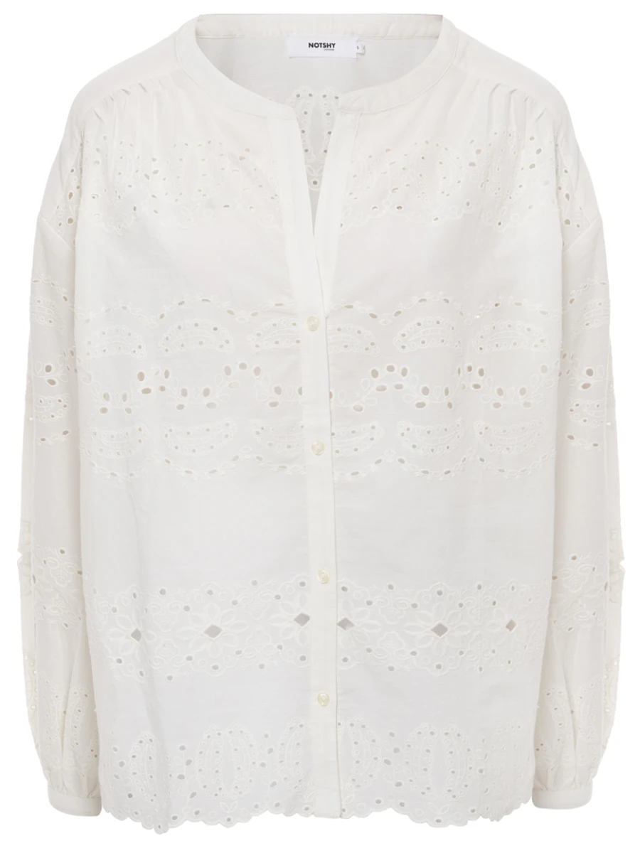 

Блуза хлопковая, Белый, 4602412