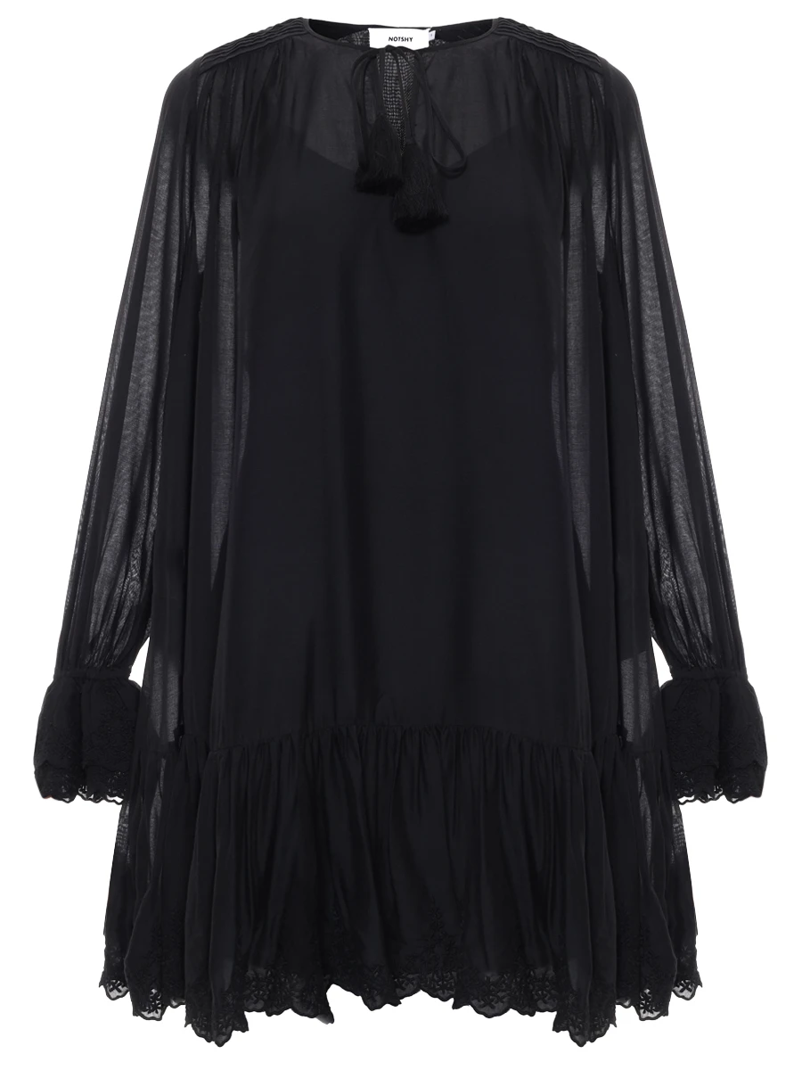 Платье из модала NOT SHY 4602414 Черный 