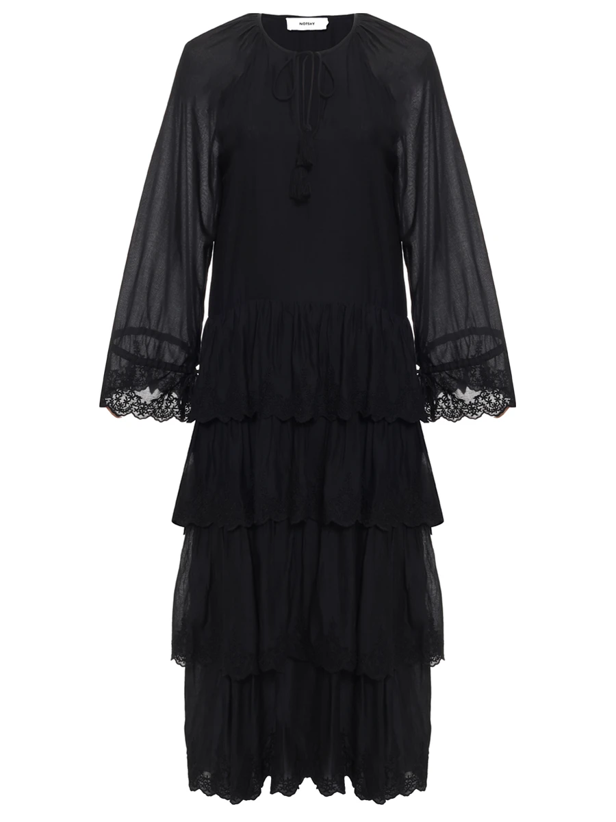 Платье из модала NOT SHY 4602418 Черный 