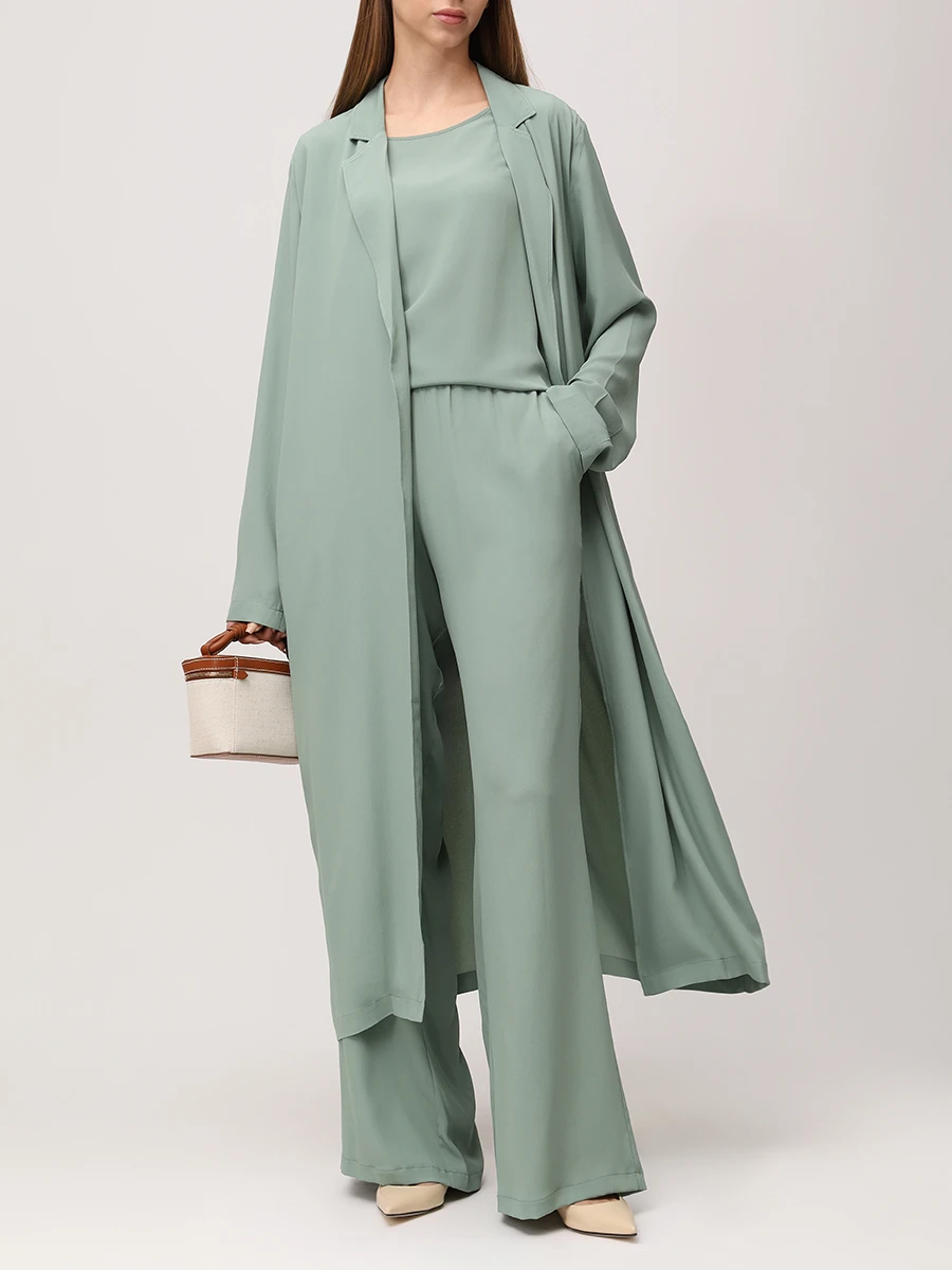 Костюм однотонный LE TRICOT PERUGIA 66952/66955 4336 Зеленый  Фото 2