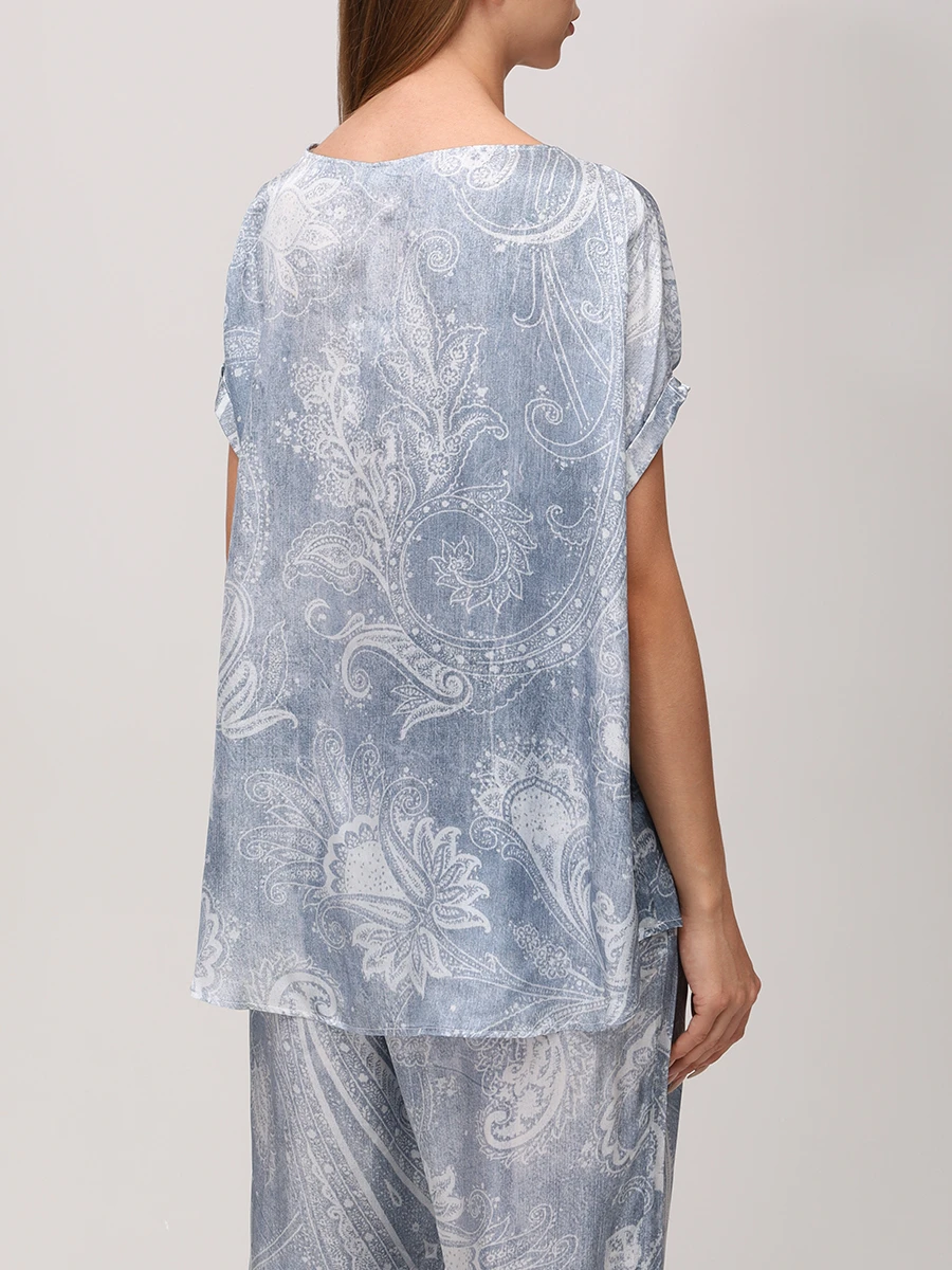 Костюм из вискозы LE TRICOT PERUGIA 66958/66957 7453 Синий  Фото 3