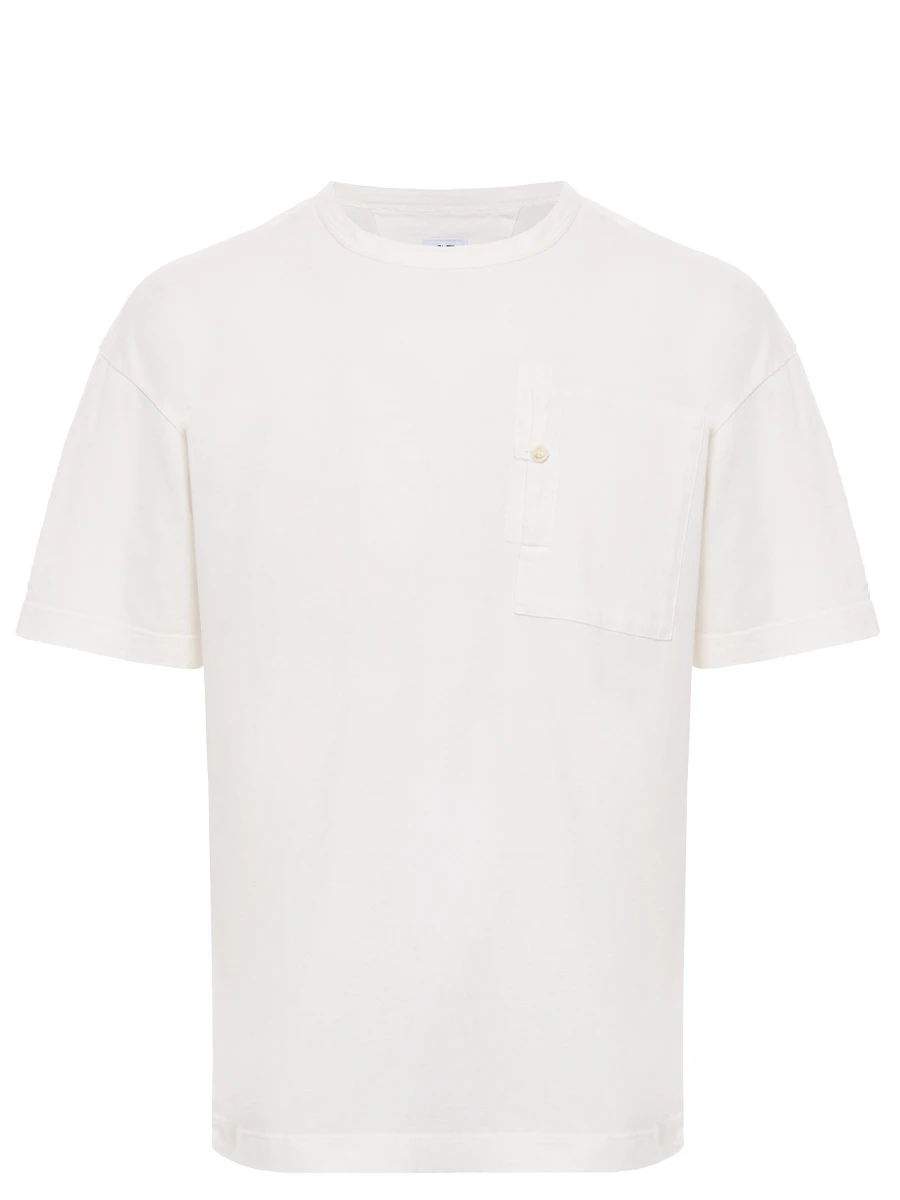 Футболка хлопковая CP COMPANY 18CMTS179A-005697G/103 Белый 
