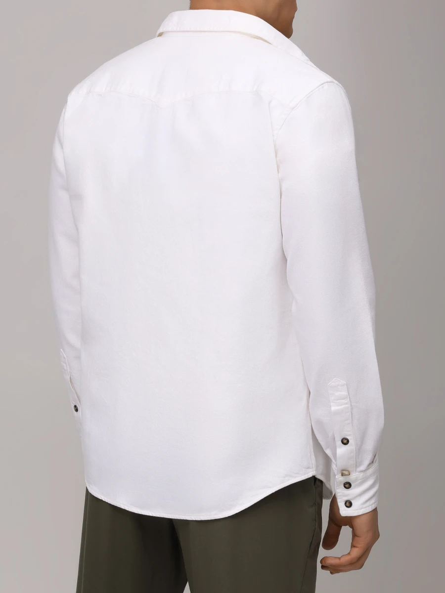 Рубашка Regular Fit хлопковая JACOB COHEN JUM_C0002 017 T752A TR A00 Белый  Фото 3