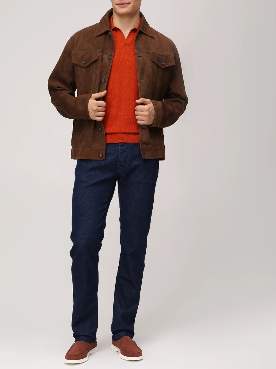 Джинсы Slim Fit хлопковые JACOB COHEN JUM_QE004 062 S4260 R1 100D Синий  Фото 2