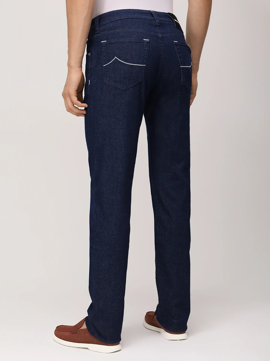 Джинсы Slim Fit хлопковые JACOB COHEN JUM_QE004 062 S4260 R1 100D Синий  Фото 3