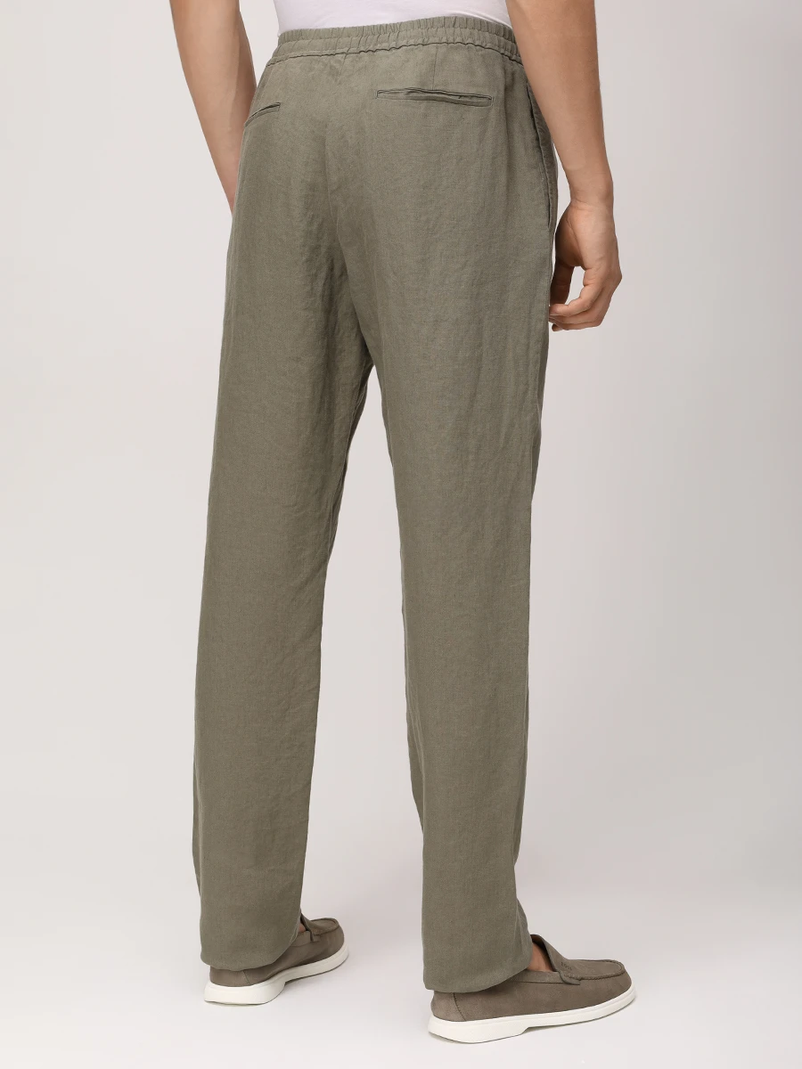 Костюм льняной CANALI 31015/V7003 AE05539 801/R Зеленый  Фото 7