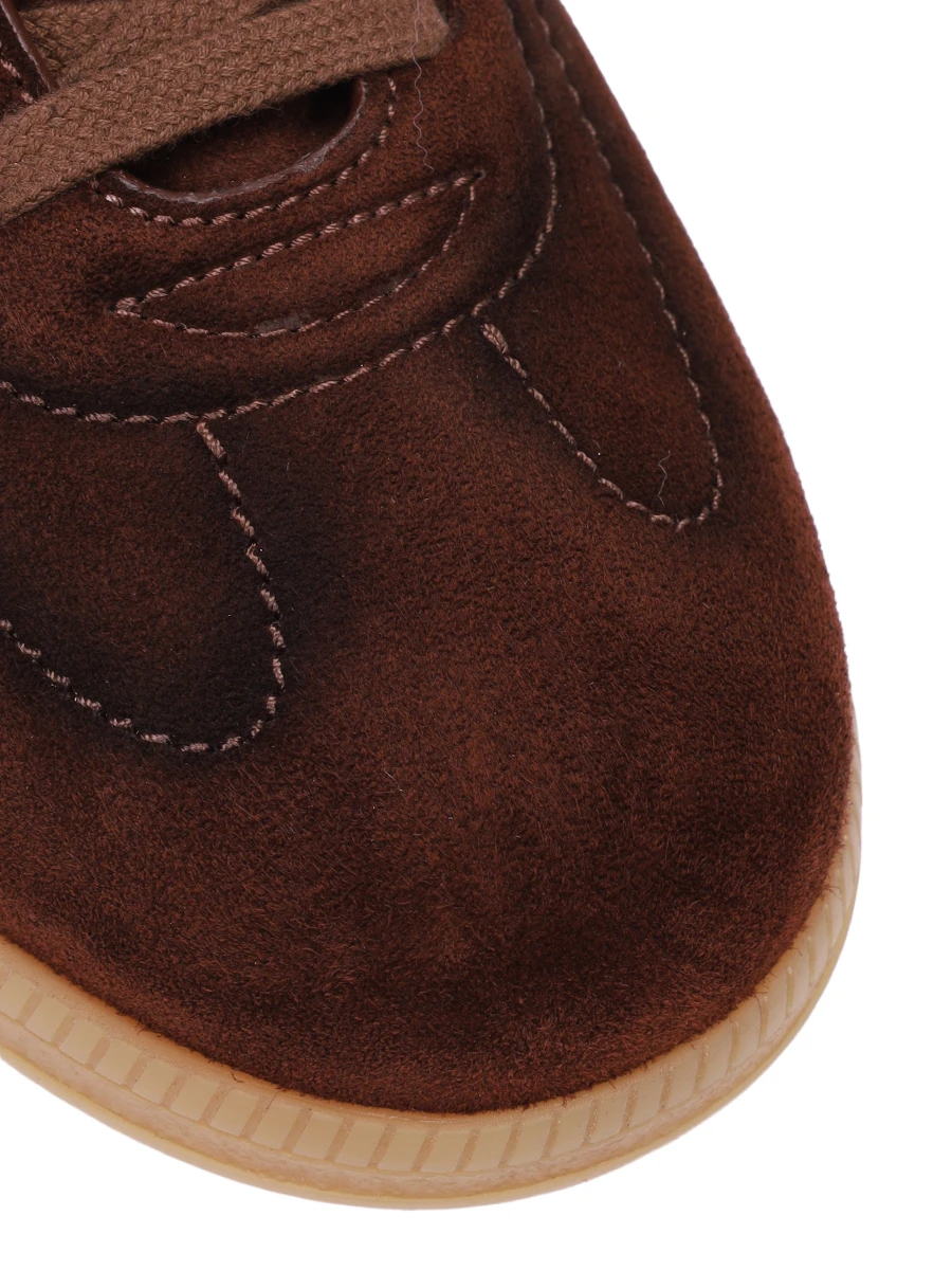 Кеды замшевые SANTONI MBPG22072FARTSE2S26 Коричневый  Фото 5
