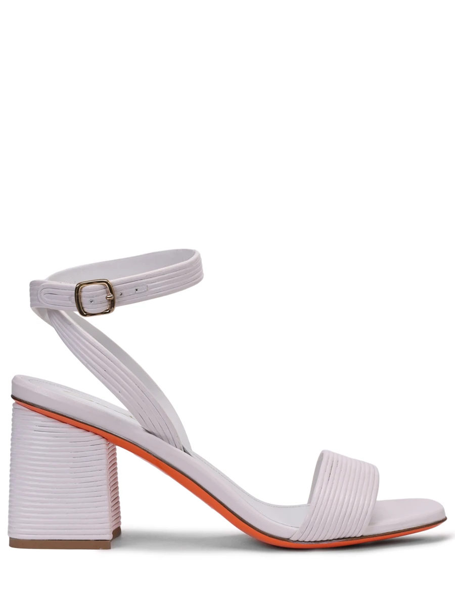 Босоножки кожаные SANTONI WHVG71550HM7TONLI80 Белый 