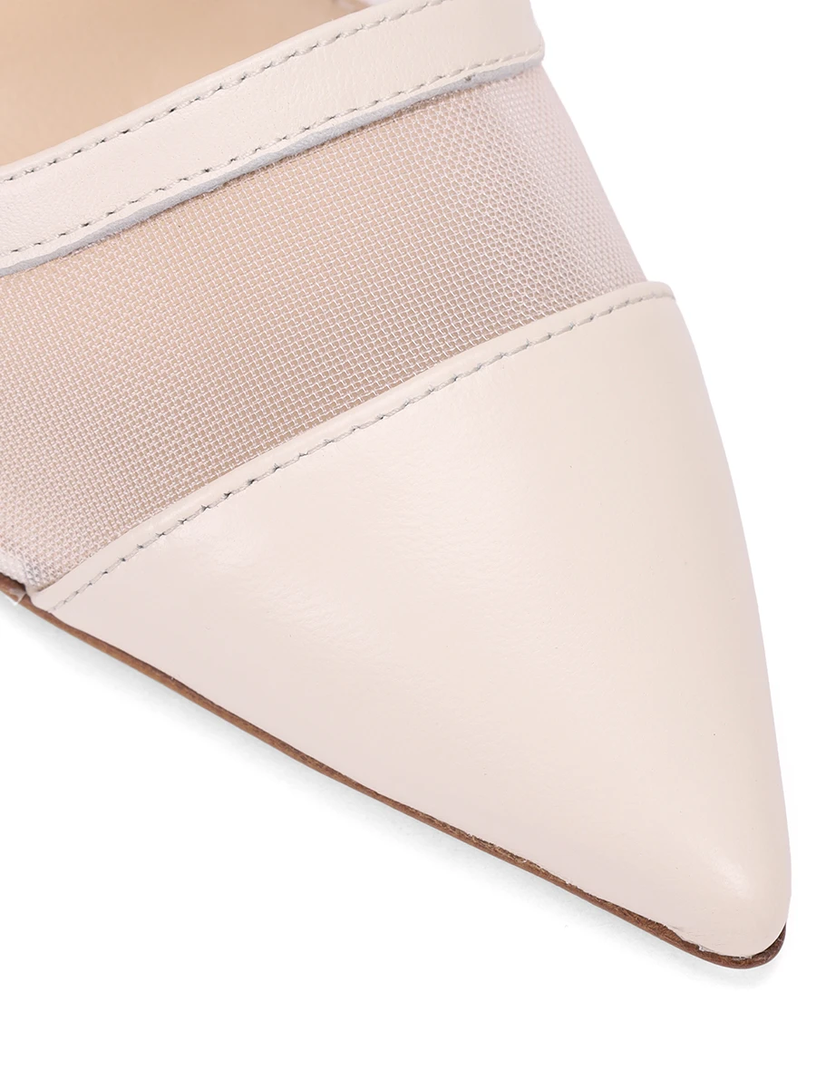 Туфли комбинированные FABIO RUSCONI E-2712-NATALY Бежевый  Фото 5