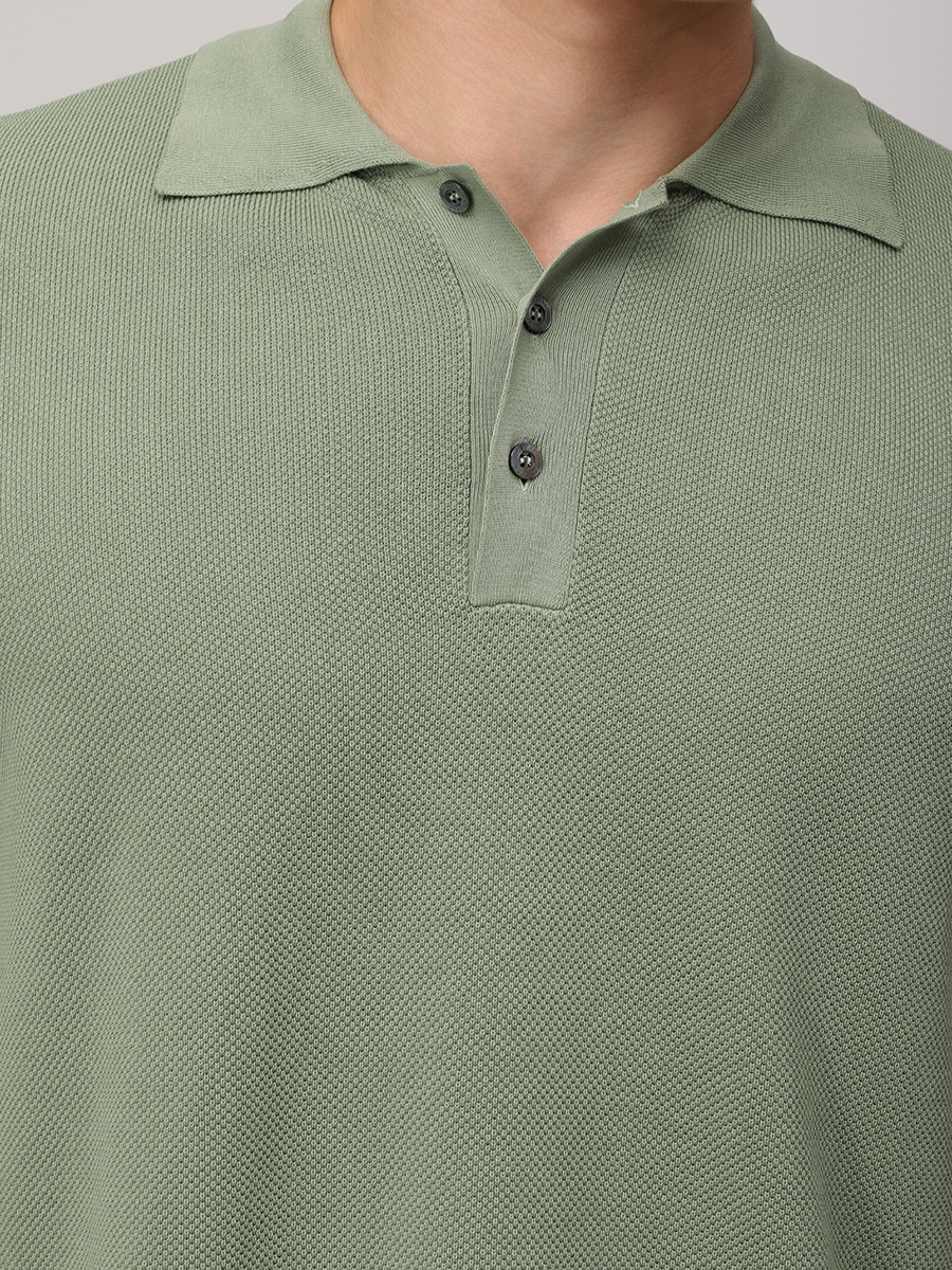 

Поло хлопковое, Зеленый, MK02262/C1057/808 Темно-