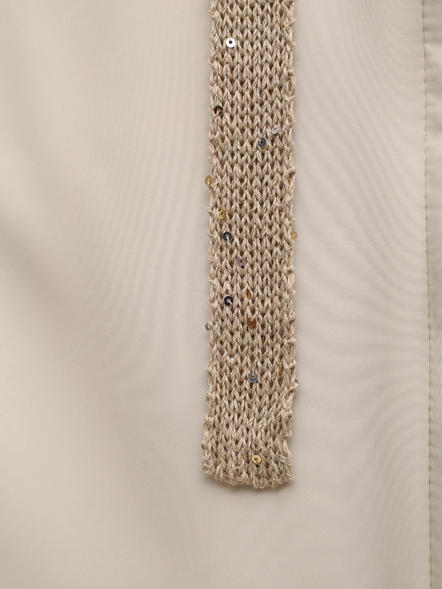Куртка однотонная LE TRICOT PERUGIA 66007 7554 Бежевый  Фото 6