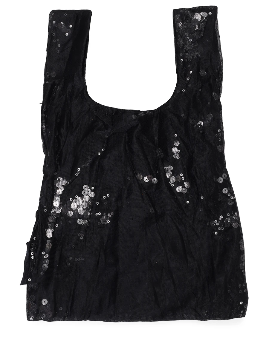 

Сумка-авоська с пайетками, Черный, ACCN0224D022