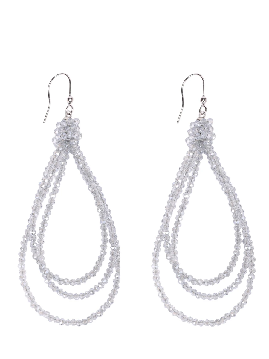

Серьги с кристаллами, Белый, D36EARRINGS3 0501