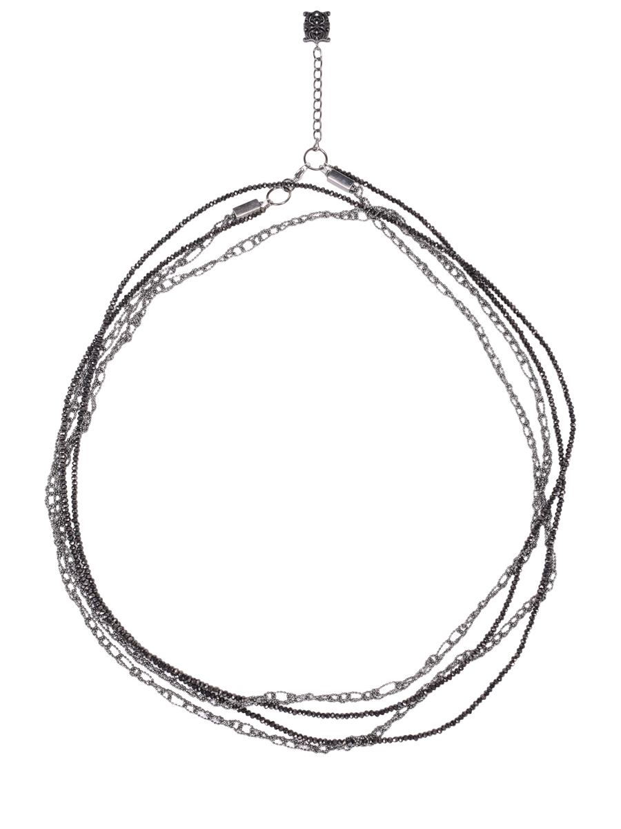

Ожерелье комбинированное, Черный, D36NECKLACE3 0971