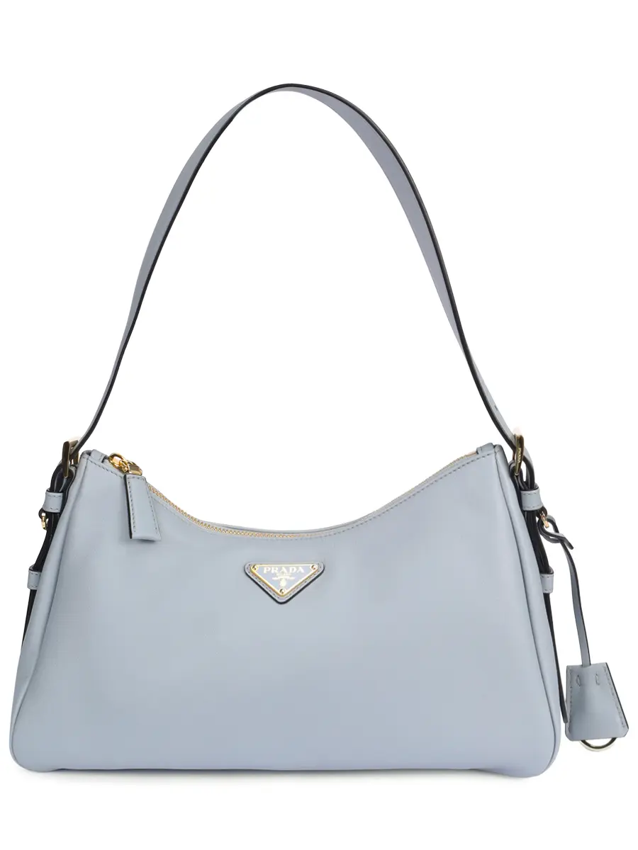 Сумка кожаная Aimee PRADA 1BC229VLVM2CYS F04F1+ Голубой 