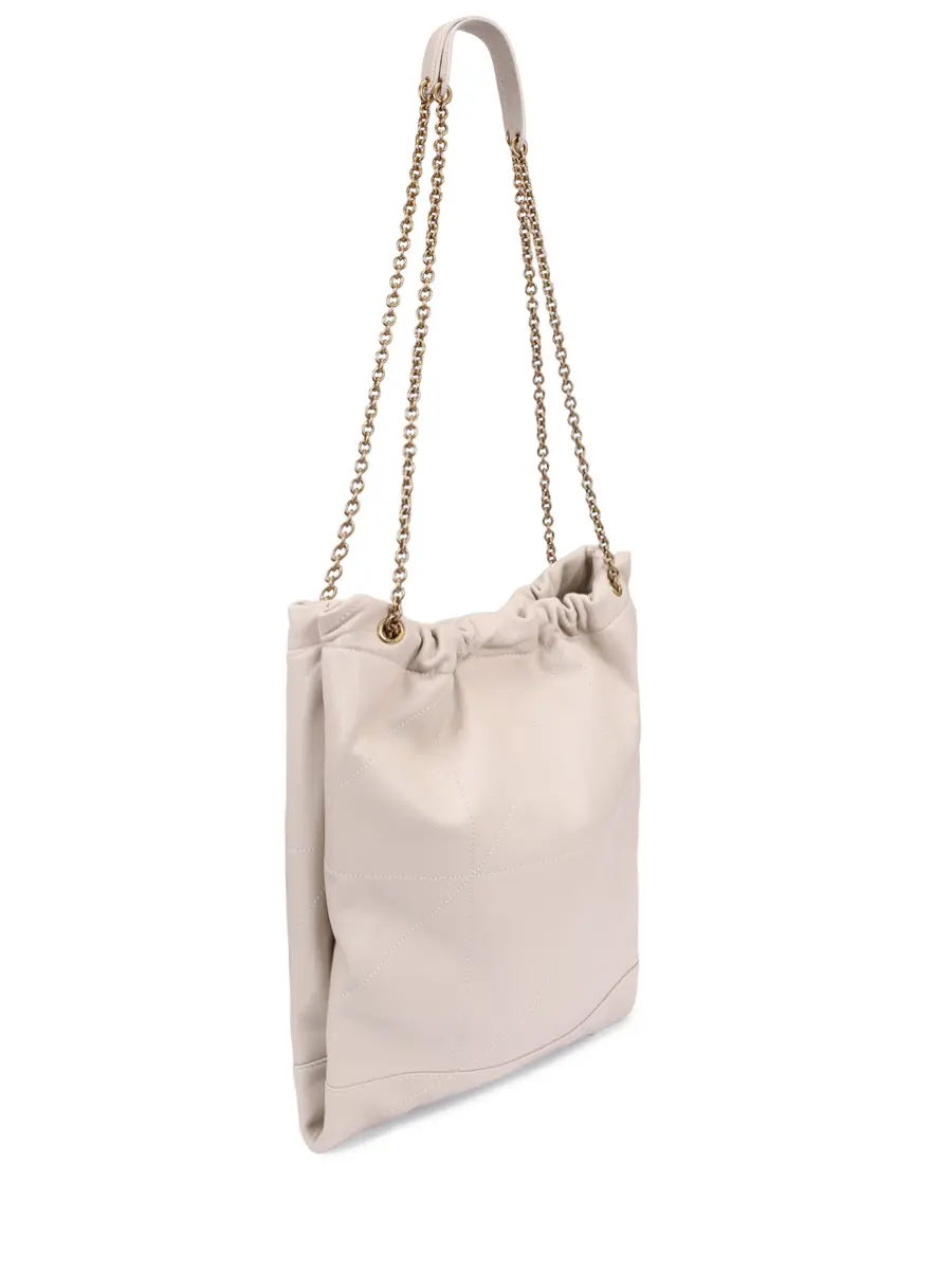 Сумка кожаная Jamie SAINT LAURENT 781666-AAB32-9207 Кремовый  Фото 4
