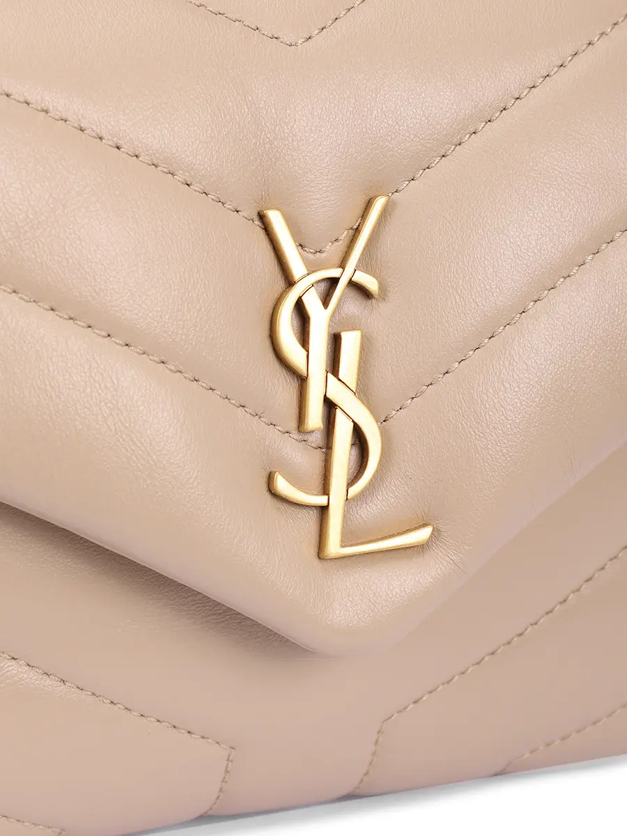 Сумка кожаная Loulou SAINT LAURENT 678401-DV707-2721 Бежевый  Фото 5