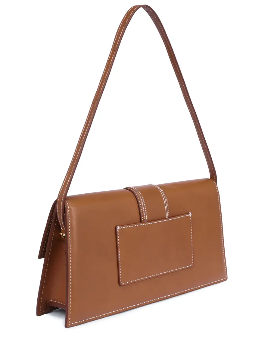 Сумка кожаная Le Bambino JACQUEMUS 221BA0133072 811 Коричневый  Фото 3