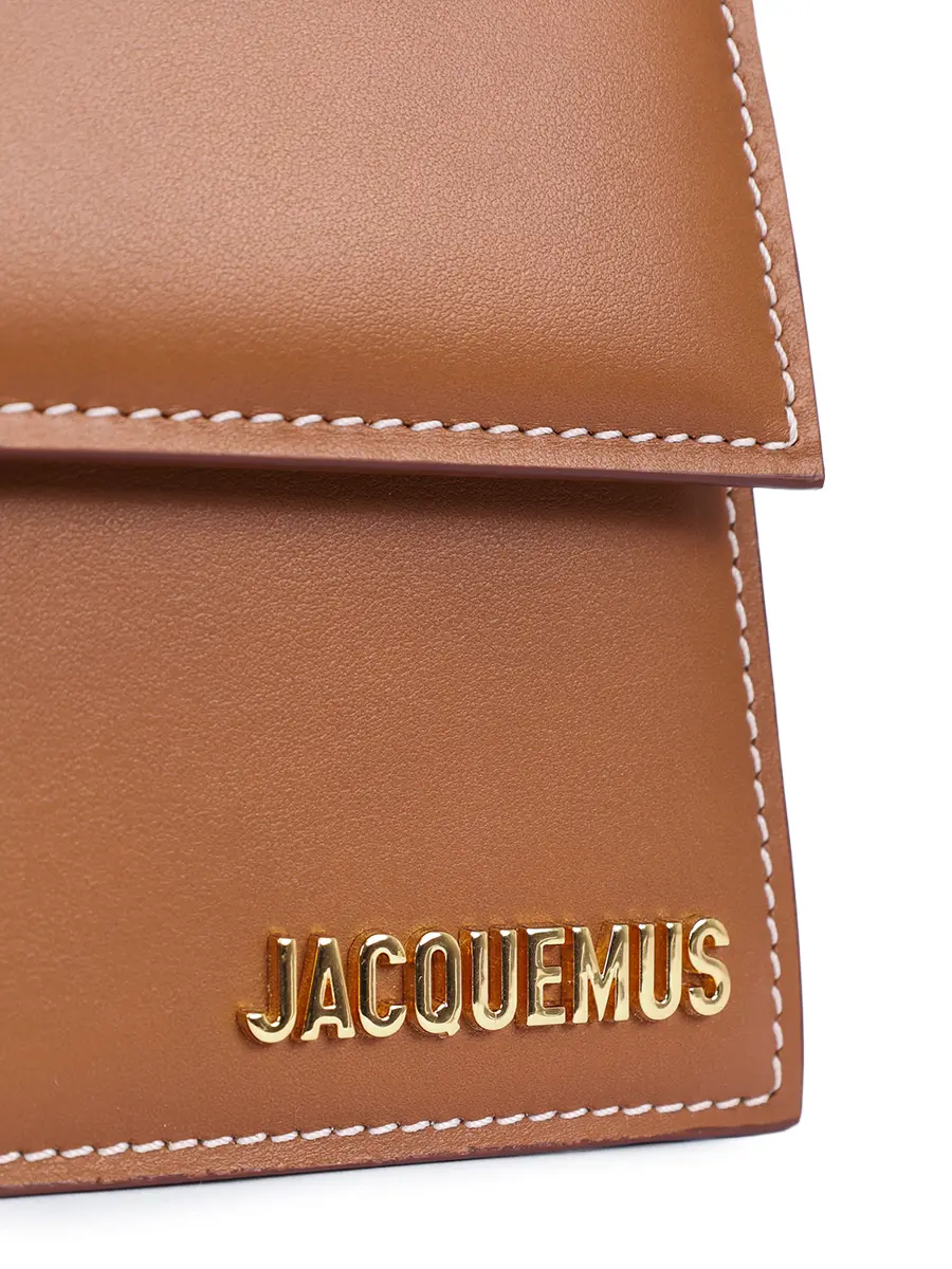 Сумка кожаная Le Bambino JACQUEMUS 221BA0133072 811 Коричневый  Фото 5