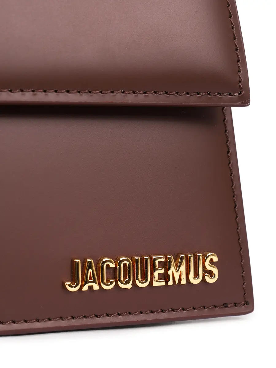 Сумка кожаная Le Bambino JACQUEMUS 221BA0133100 850 Коричневый  Фото 5