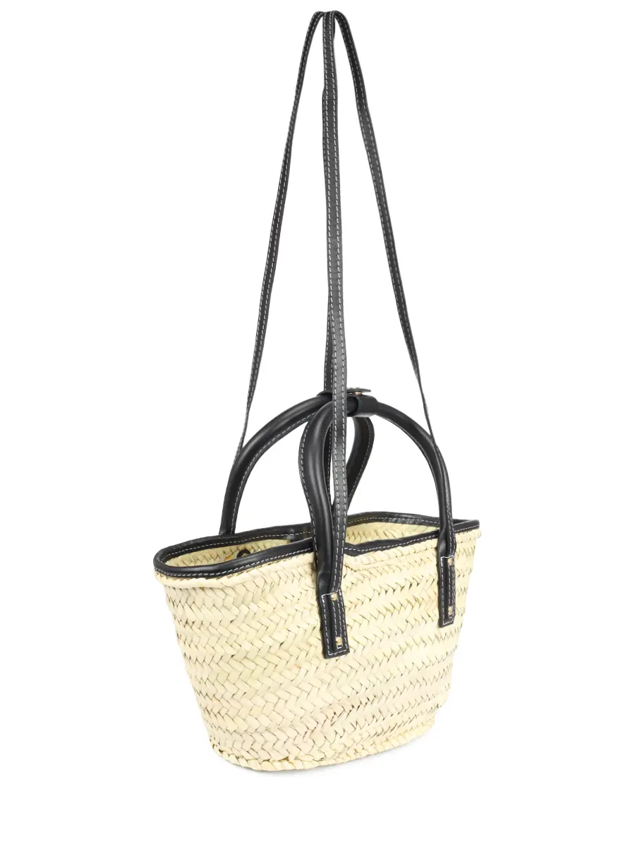 Сумка плетеная Le Petit Panier Soleil JACQUEMUS 223BA0443060 990 Бежевый  Фото 3