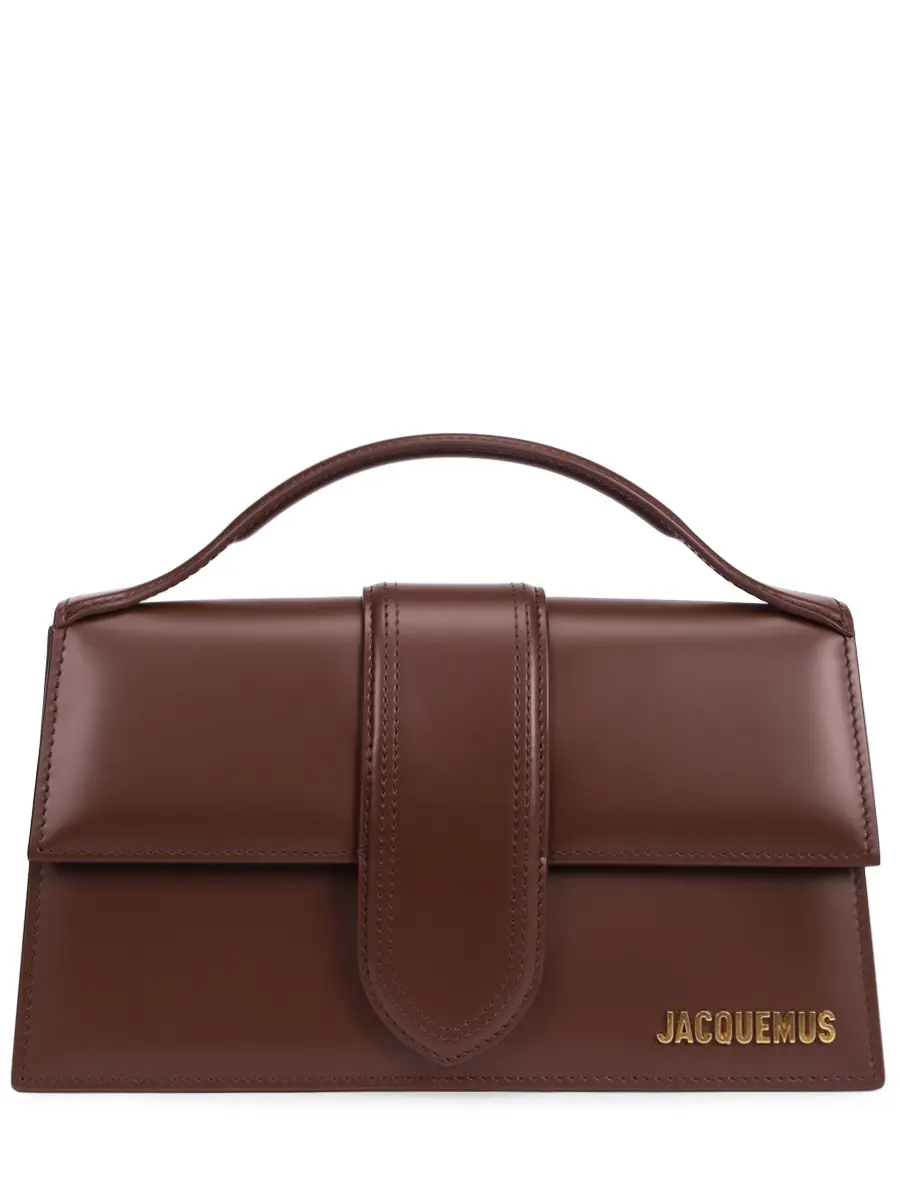 Сумка кожаная Le Bambino JACQUEMUS 213BA0073100 850 Коричневый 