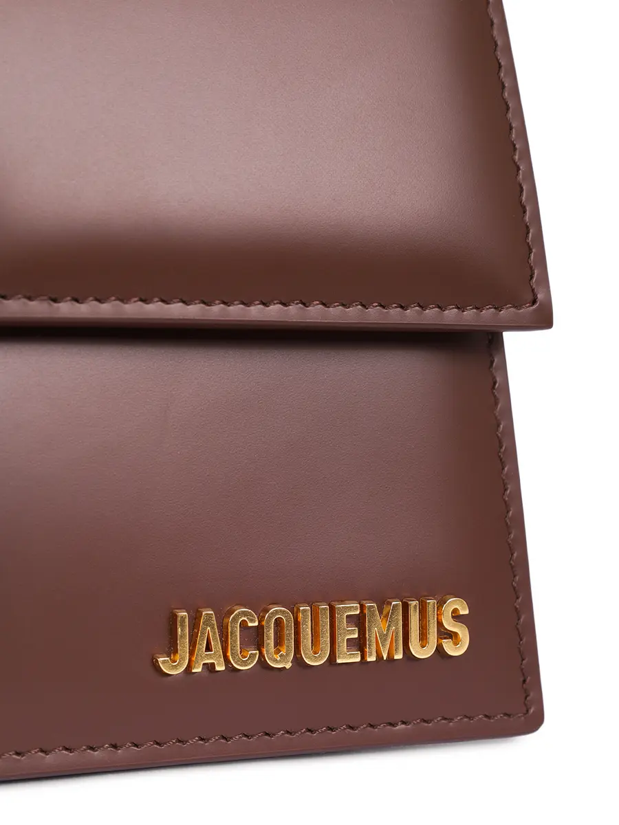 Сумка кожаная Le Bambino JACQUEMUS 213BA0073100 850 Коричневый  Фото 5