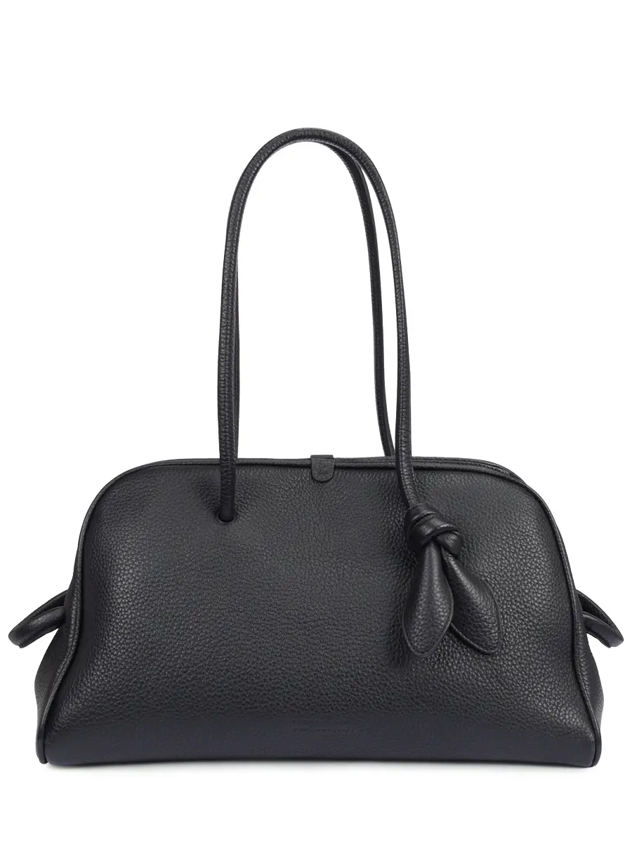 Сумка кожаная Le Petit Turismo JACQUEMUS 251BA4173216 990 Черный 