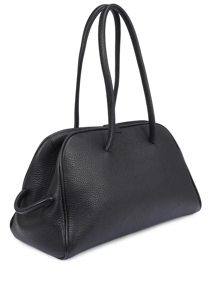 Сумка кожаная Le Petit Turismo JACQUEMUS 251BA4173216 990 Черный  Фото 3