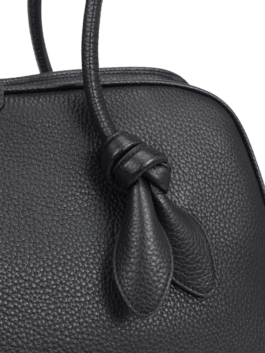 Сумка кожаная Le Petit Turismo JACQUEMUS 251BA4173216 990 Черный  Фото 5