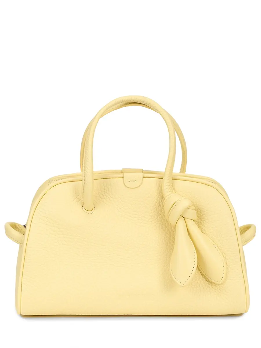 Сумка кожаная Le Petit Turismo JACQUEMUS 251BA4163216 210 Желтый 