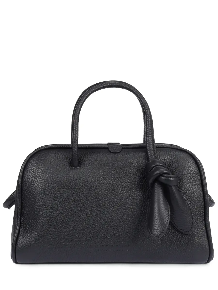 Сумка кожаная Le Petit Turismo JACQUEMUS 251BA4163216 990 Черный 