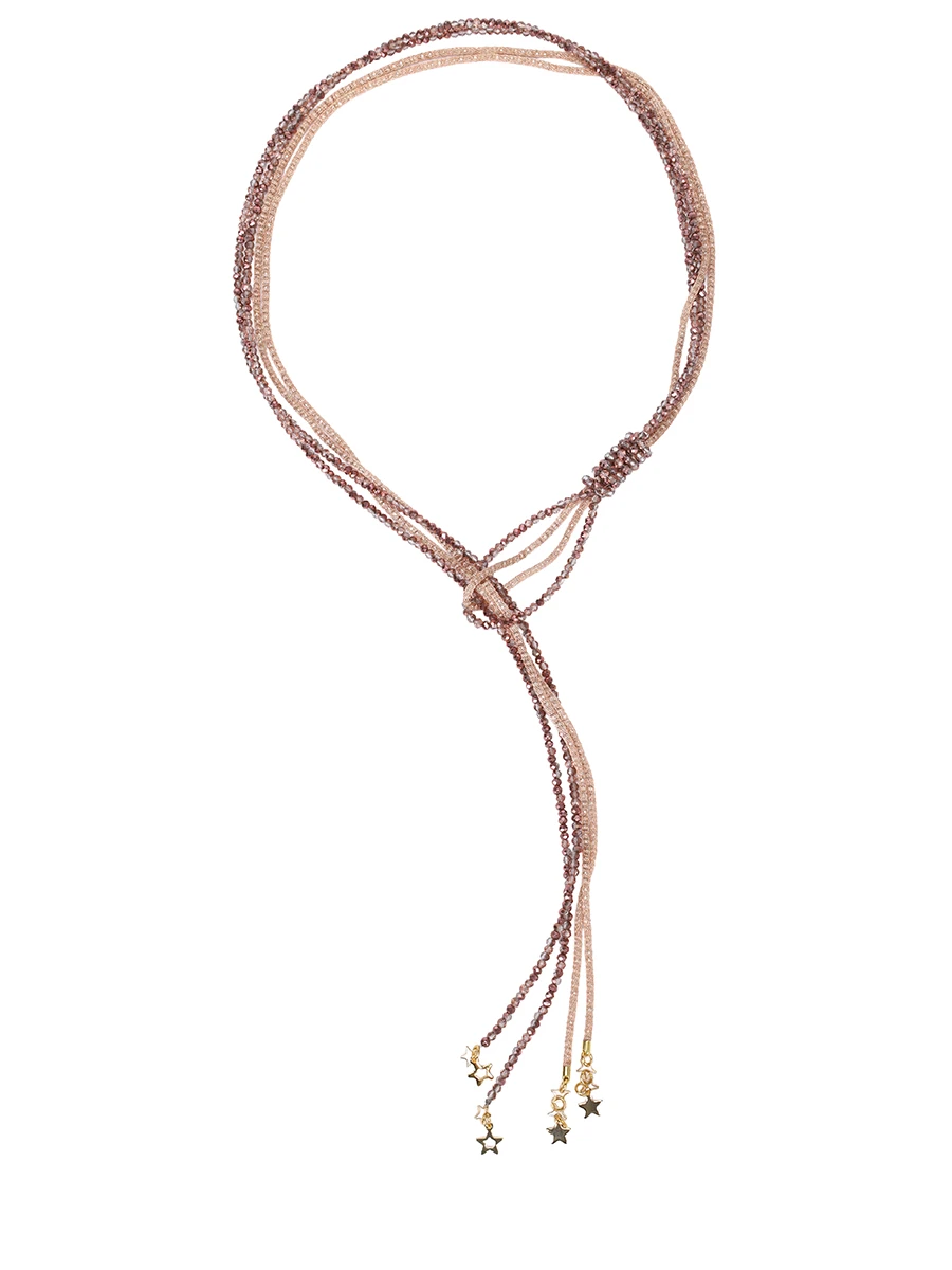 

Колье с декором, Оранжевый, P25239CL01A/9999 450