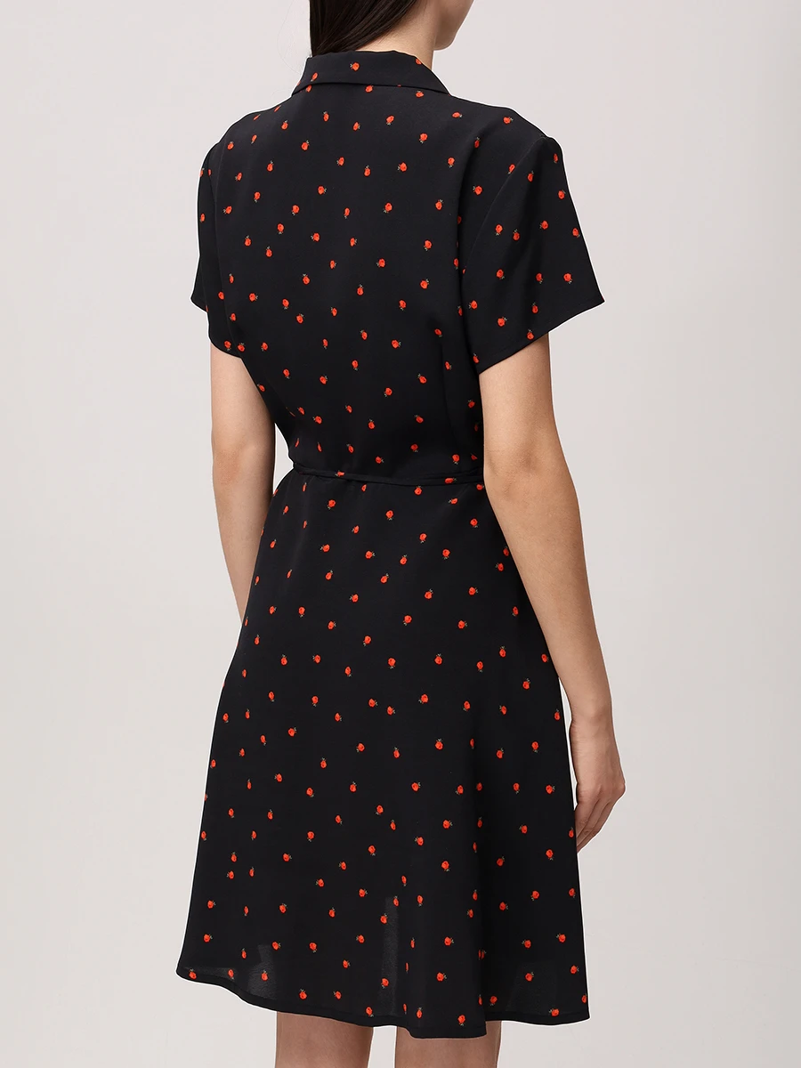 

Платье из шелка и вискозы, Цветочный принт, D051/CH/5202R.906/SS25