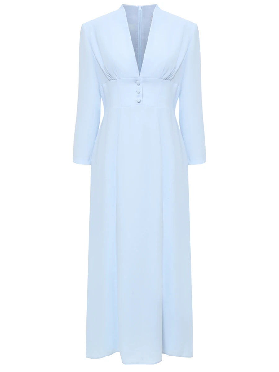 Платье-годе из вискозы ROSEVILLE SS253625M/BLU Голубой 