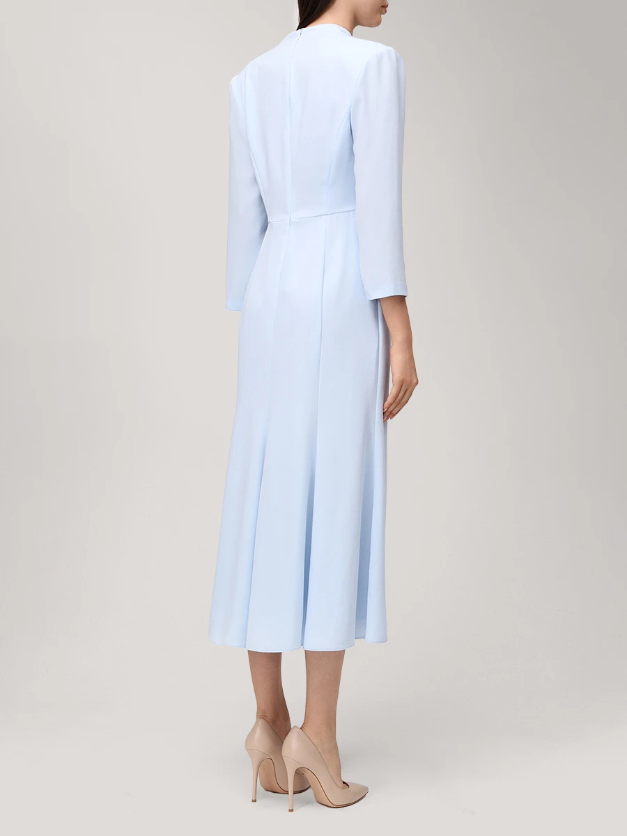 Платье-годе из вискозы ROSEVILLE SS253625M/BLU Голубой  Фото 3