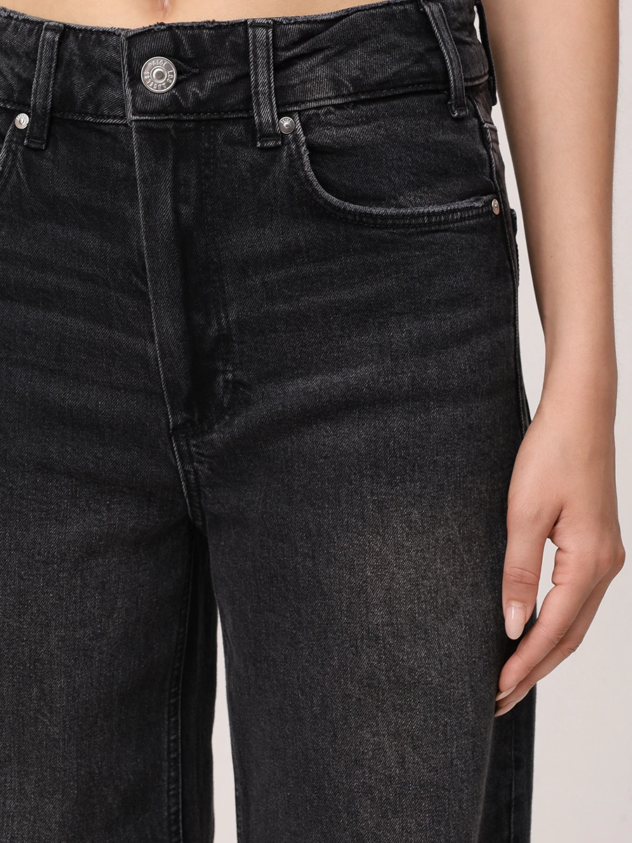 Джинсы хлопковые PAIGE 8740B80-5502 Черный  Фото 5