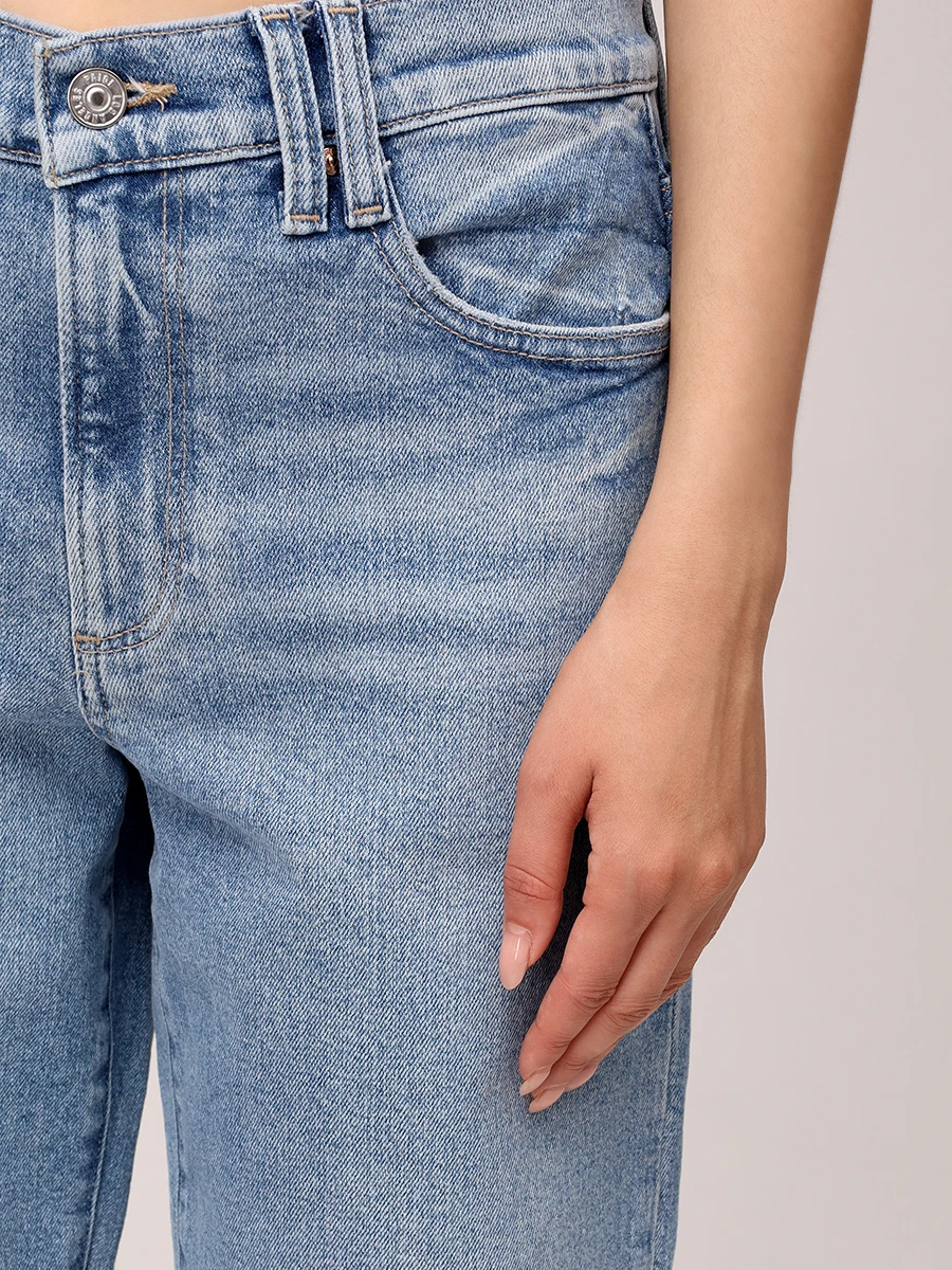 Джинсы хлопковые PAIGE 3245L53-238 Голубой  Фото 5