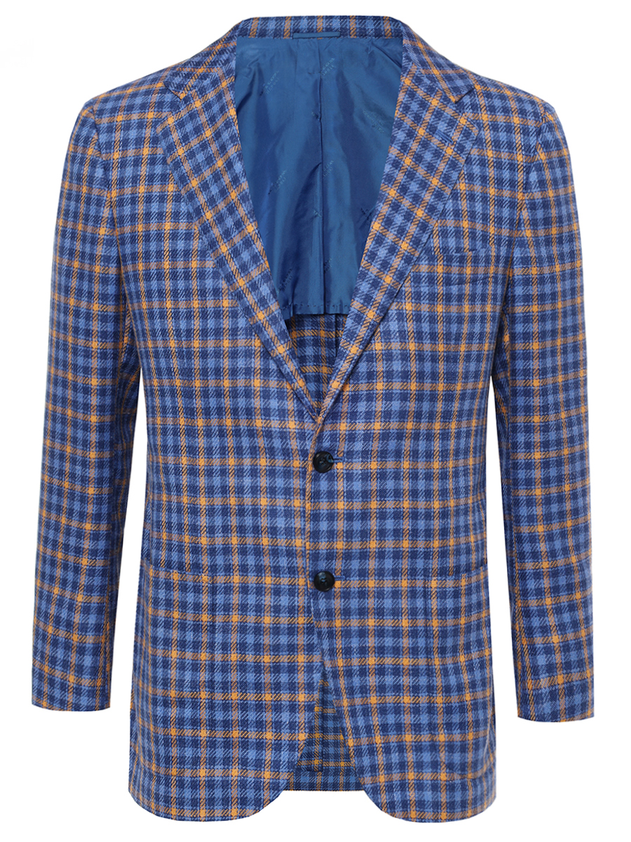 Пиджак в клетку KITON