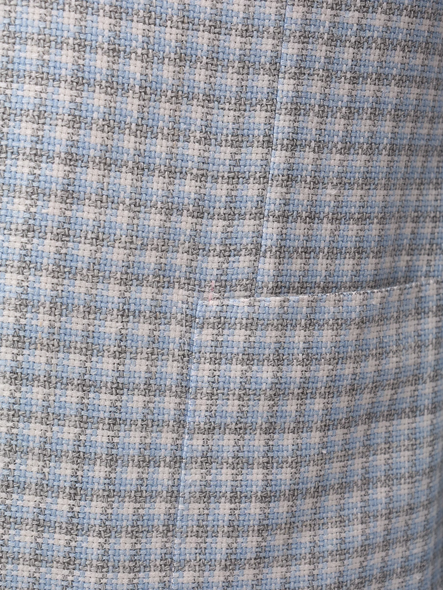 Пиджак в клетку KITON UG81K0610E50001 Клетка  Фото 5