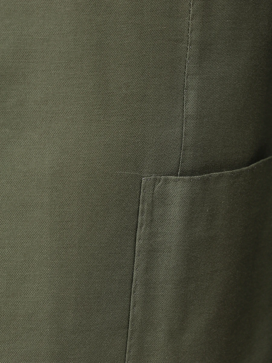 Пиджак хлопковый KITON UG81H0927107000 Зеленый  Фото 6