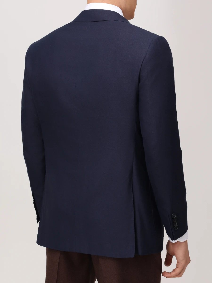 Пиджак хлопковый KITON UG81H0927112000 Синий  Фото 3