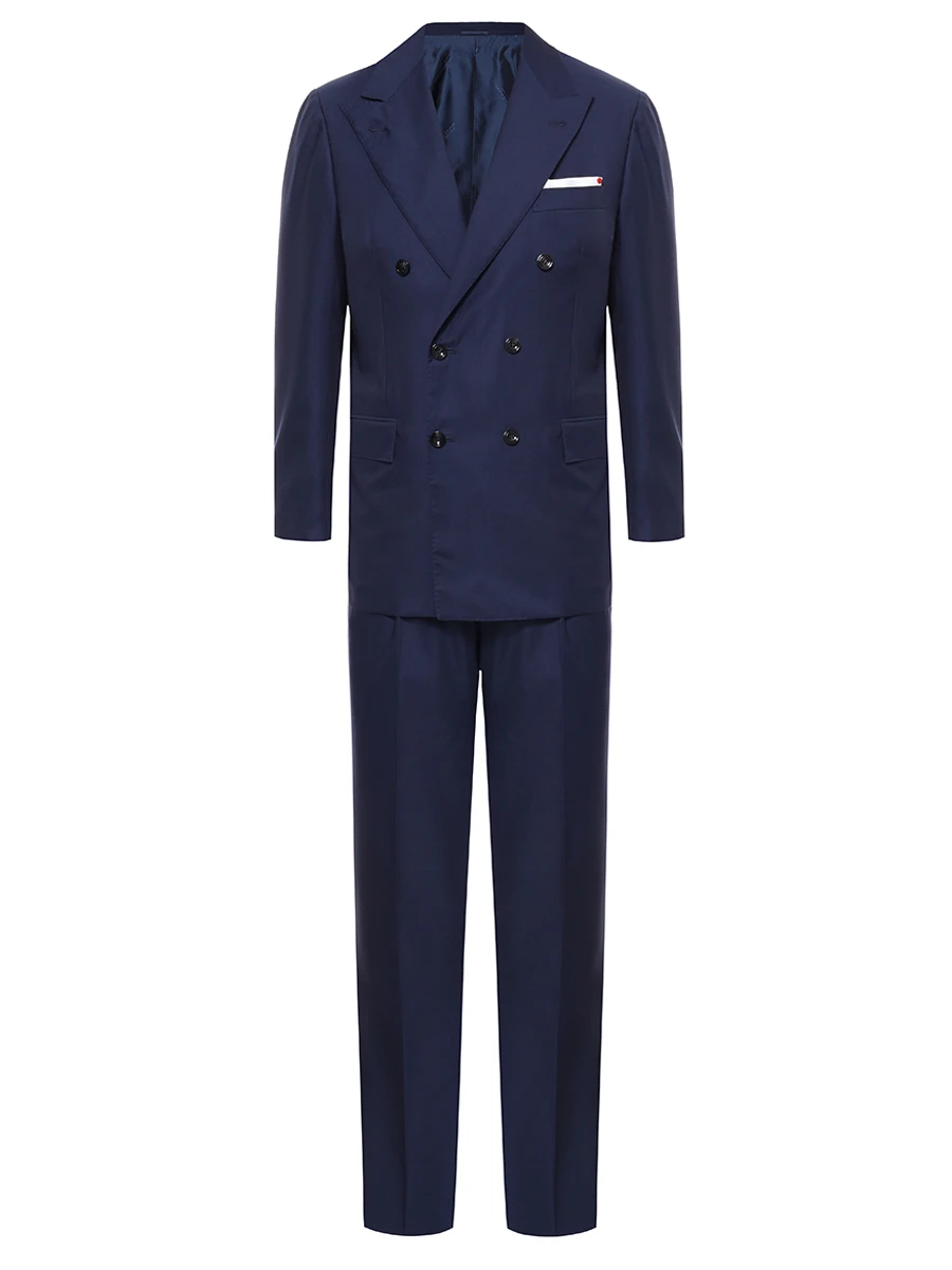 Костюм шерстяной KITON UA85K0602E06001 Синий 