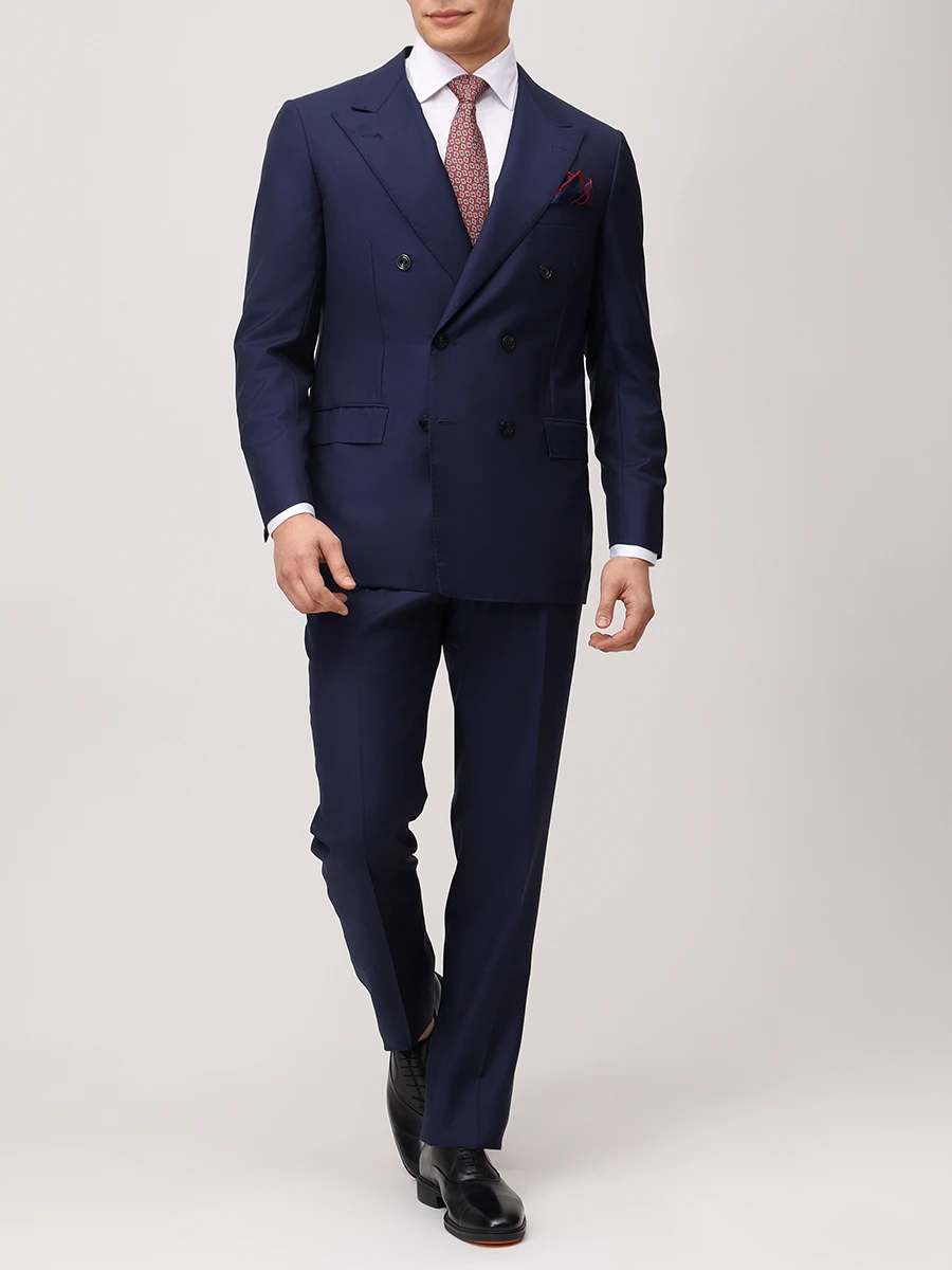 Костюм шерстяной KITON UA85K0602E06001 Синий  Фото 2
