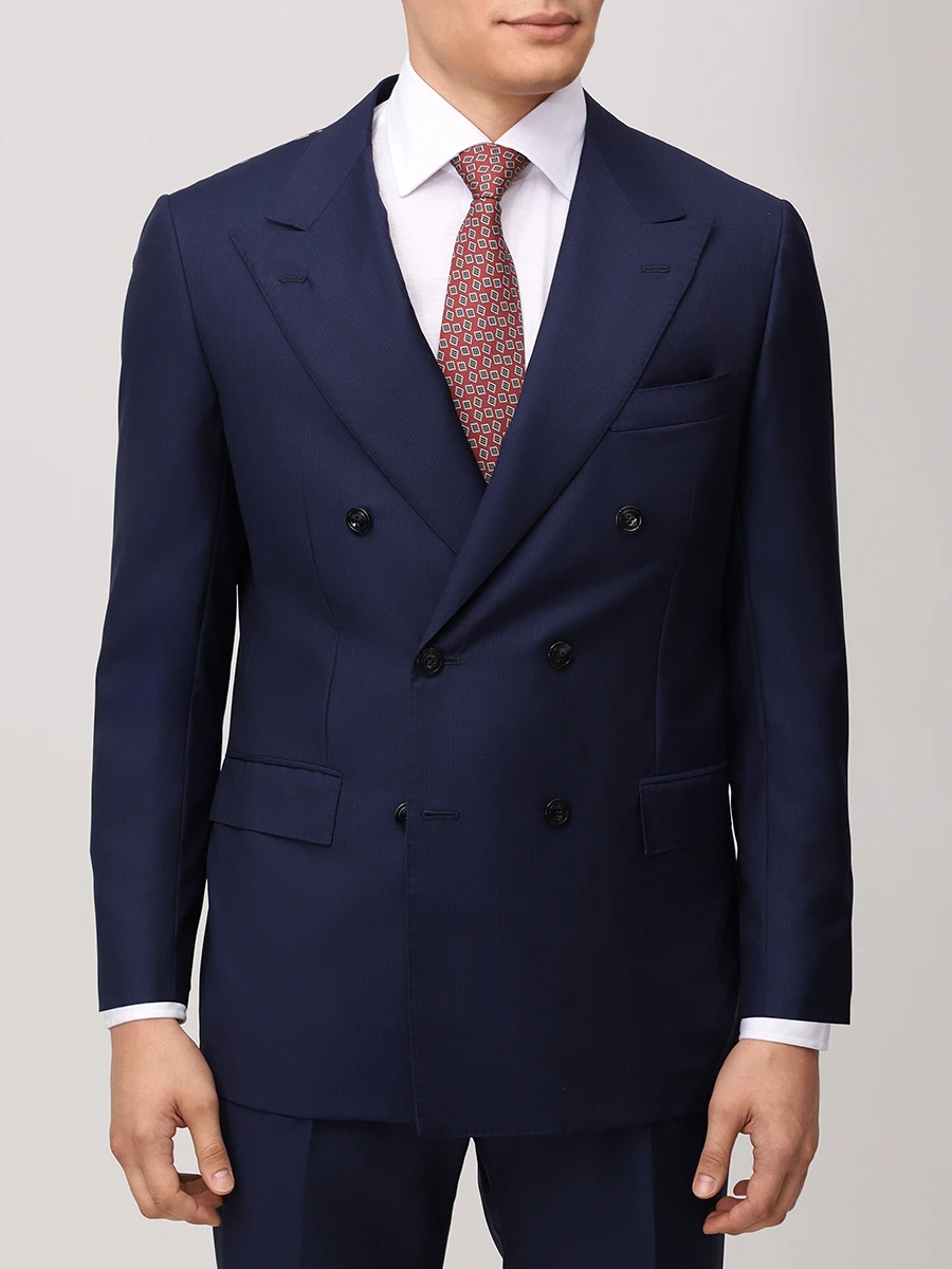 Костюм шерстяной KITON UA85K0602E06002 Синий  Фото 4